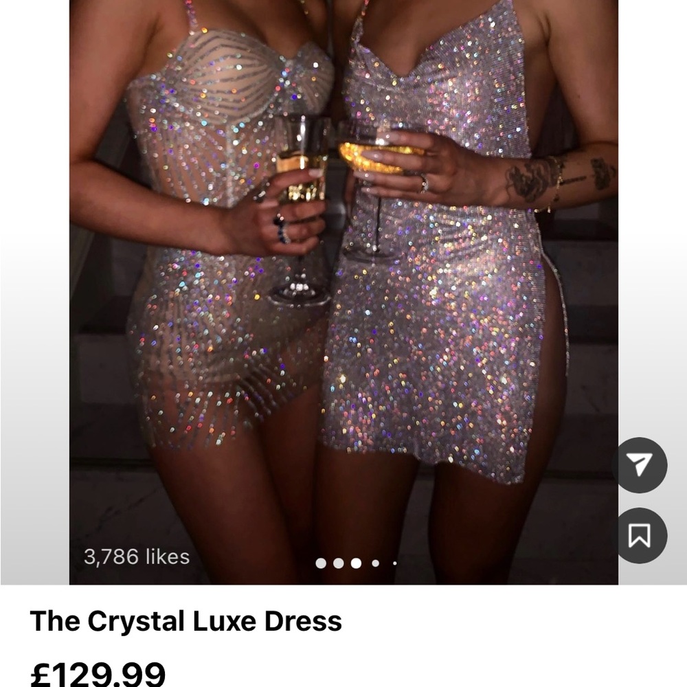 The Crystal Luxe Dress
